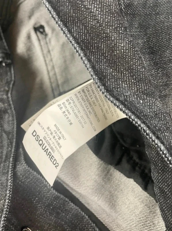 🌸 Dsquared2 grey/black slim fit jeans Size 40/L 🌸 – photo 8